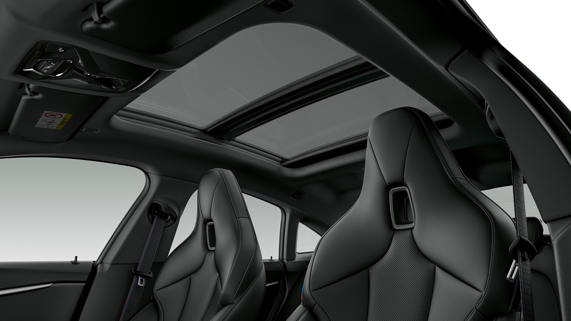 BMW 2er Gran Coupé Innenraum mit schwarzen Panoramadach