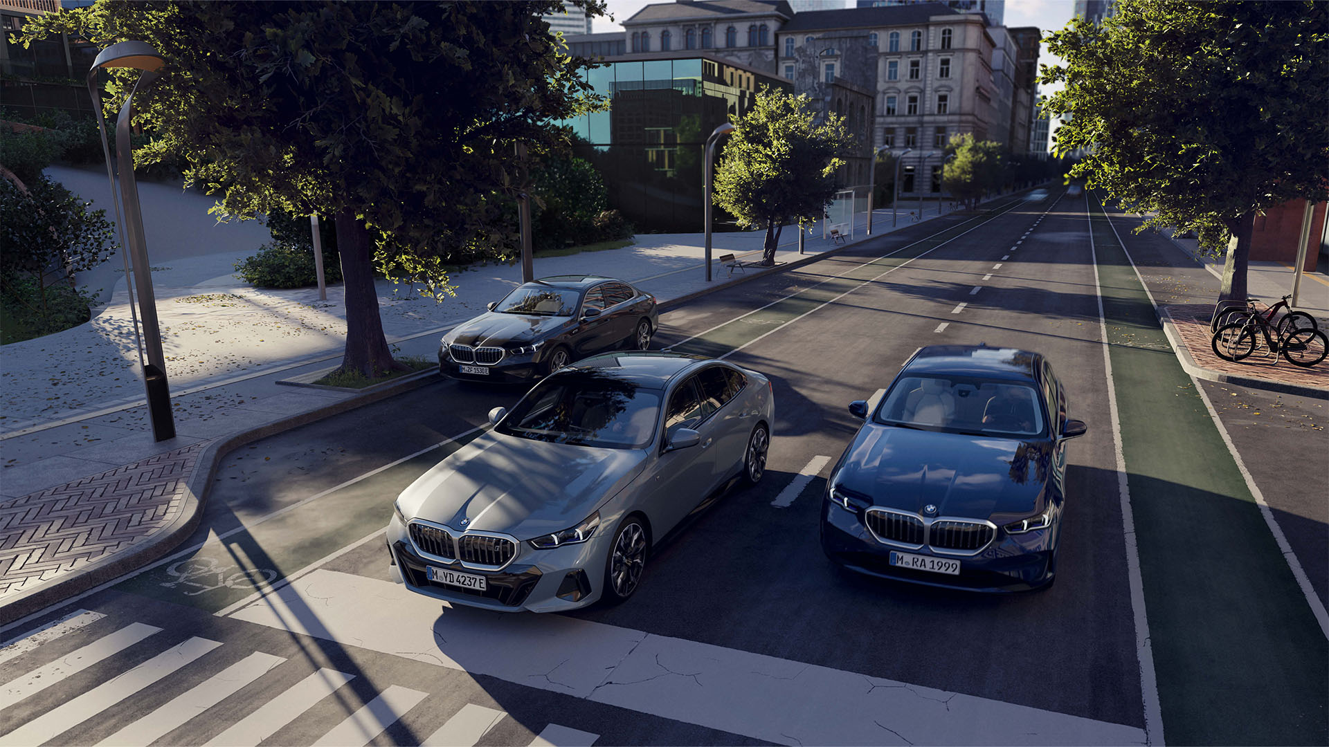 BMW 5er Limousine Frontansicht