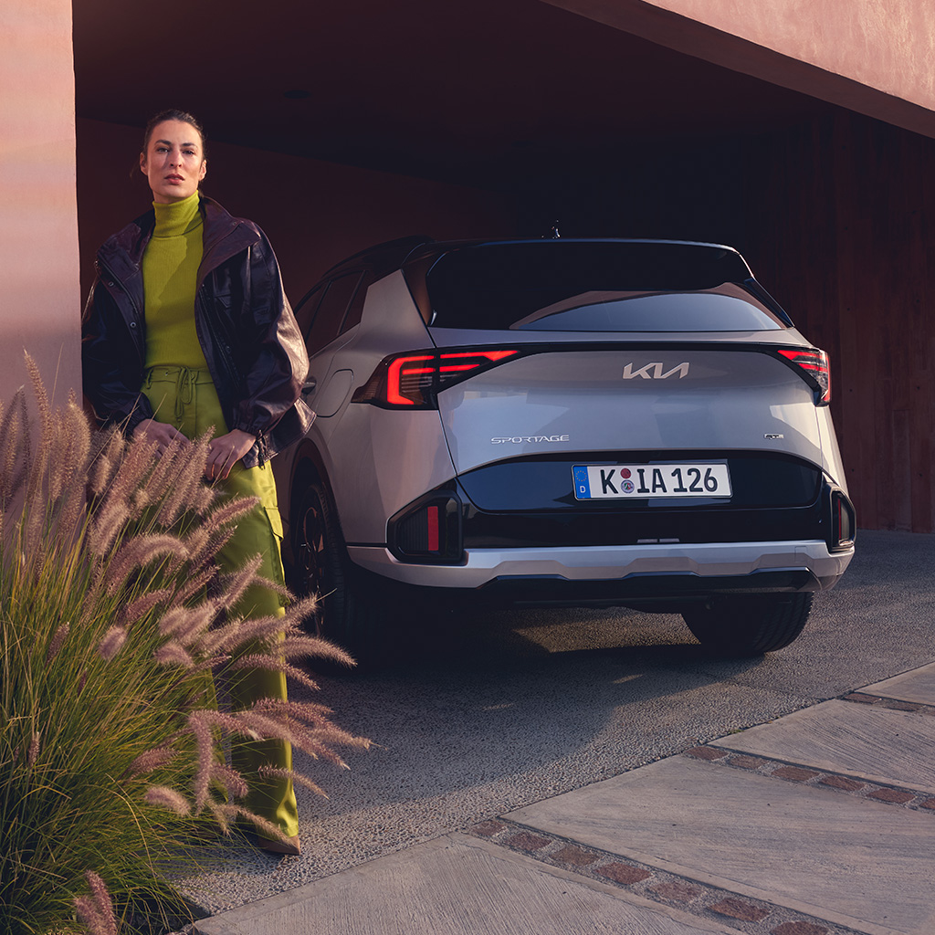 Kia Sportage Heckansicht 